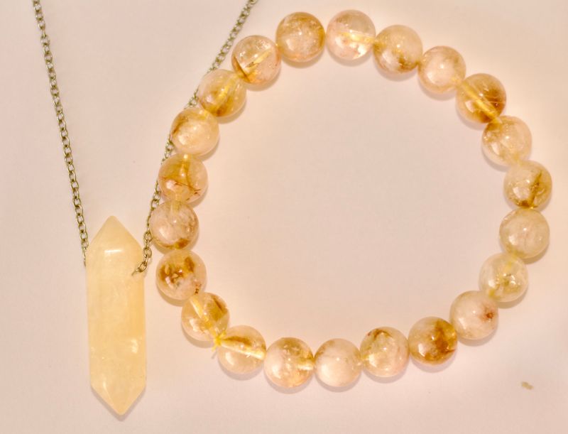 Citrine Necklace and Bracelet