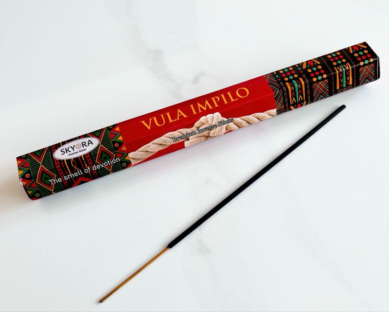 Vula Impilo Premium Incense Sticks, Renewal and Cleansing 20s