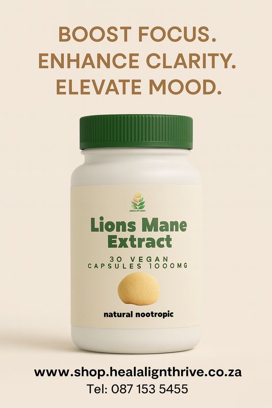 Lion’s Mane Pure Extract 30s – 1000mg | Natural Nootropic for Brain Health &amp; Mental Clarity