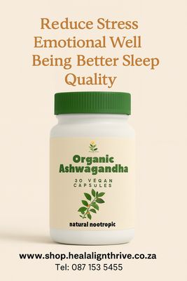 Ashwagandha Organic Root Extract 30s | Stress Relief, Emotional Balance &amp; Sleep Support