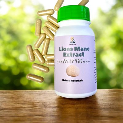 Lion’s Mane Pure Extract 30s – 1000mg | Natural Nootropic for Brain Health &amp; Mental Clarity