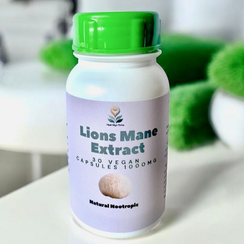 Lion’s Mane Pure Extract 30s – 1000mg | Natural Nootropic for Brain Health & Mental Clarity