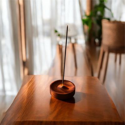 Wooden Incense Stick Holder – Handcrafted Serenity