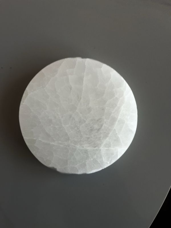 Selenite Full Moon Charging Plate