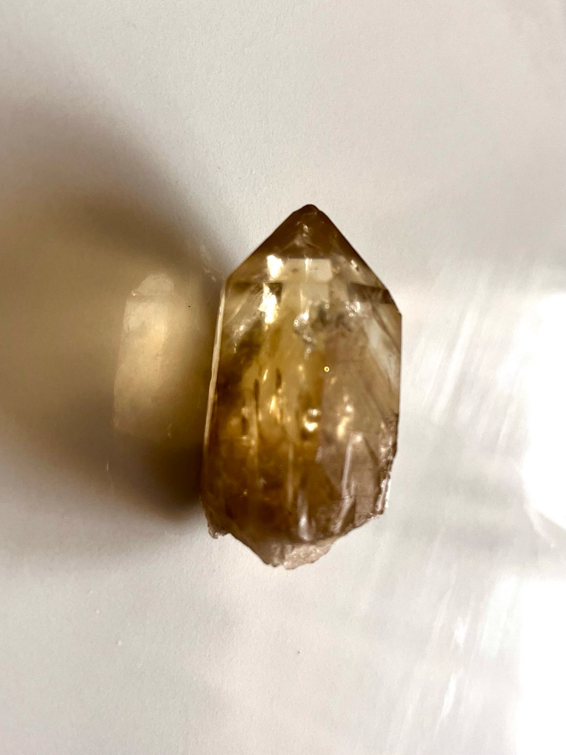 Natural Raw Citrine Point 4cm