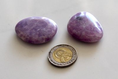 Lepidolite Palm Stones [ Per Stone ]