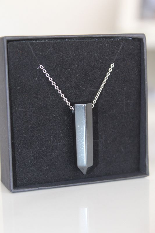 ​Hematite Pendant Necklace for Grounding