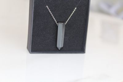 ​Hematite Pendant Necklace for Grounding