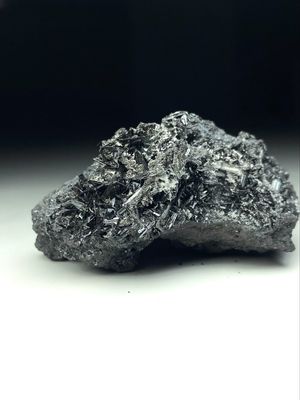 Manganite with Calcite – N'Chwaning II Mine, Kalahari Manganese Fields, South Africa | Natural Specimen