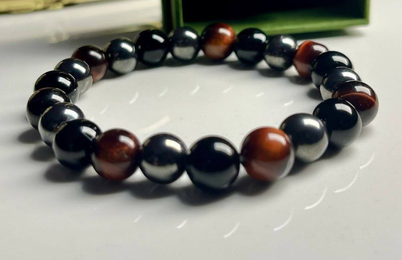VIKA! Triple Protection Bracelet – Premium Grade Deep Grounding for Emotional Overload