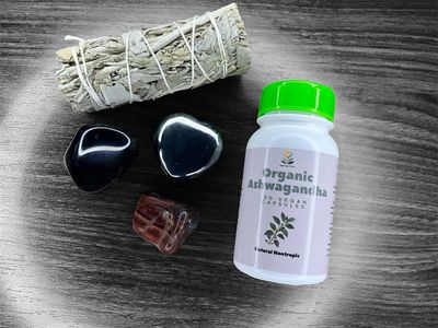 Ground Nervous System Kit South Africa | Stress Support Bundle with Ashwagandha & Crystals