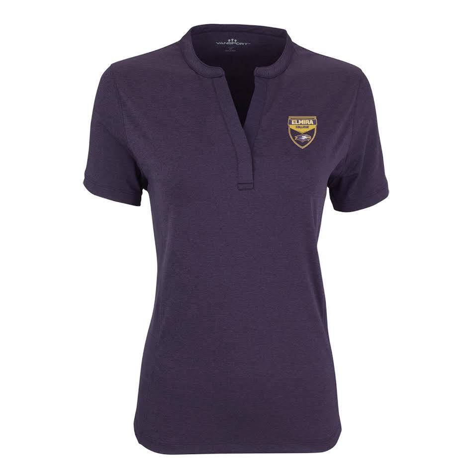 EC WOMNS HORIZ POLO PURP