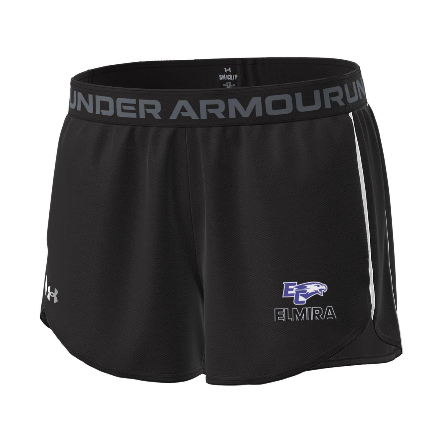 UA WMS PLAUP SHRT BLK