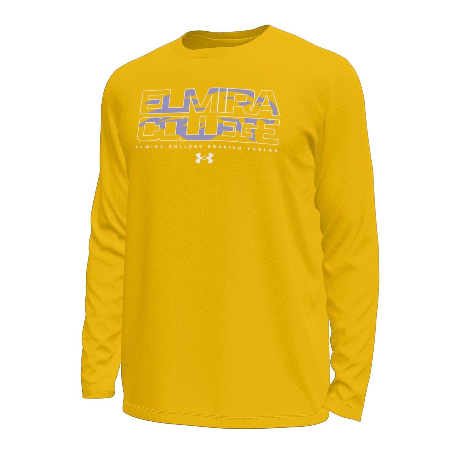UA L/S MNS STRCH TEE GOLD