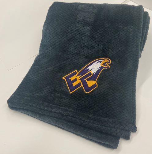 NEW EC GRAY FUZ BLANKET