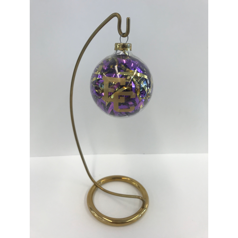 EC TINSEL FILLED ORNAMENT