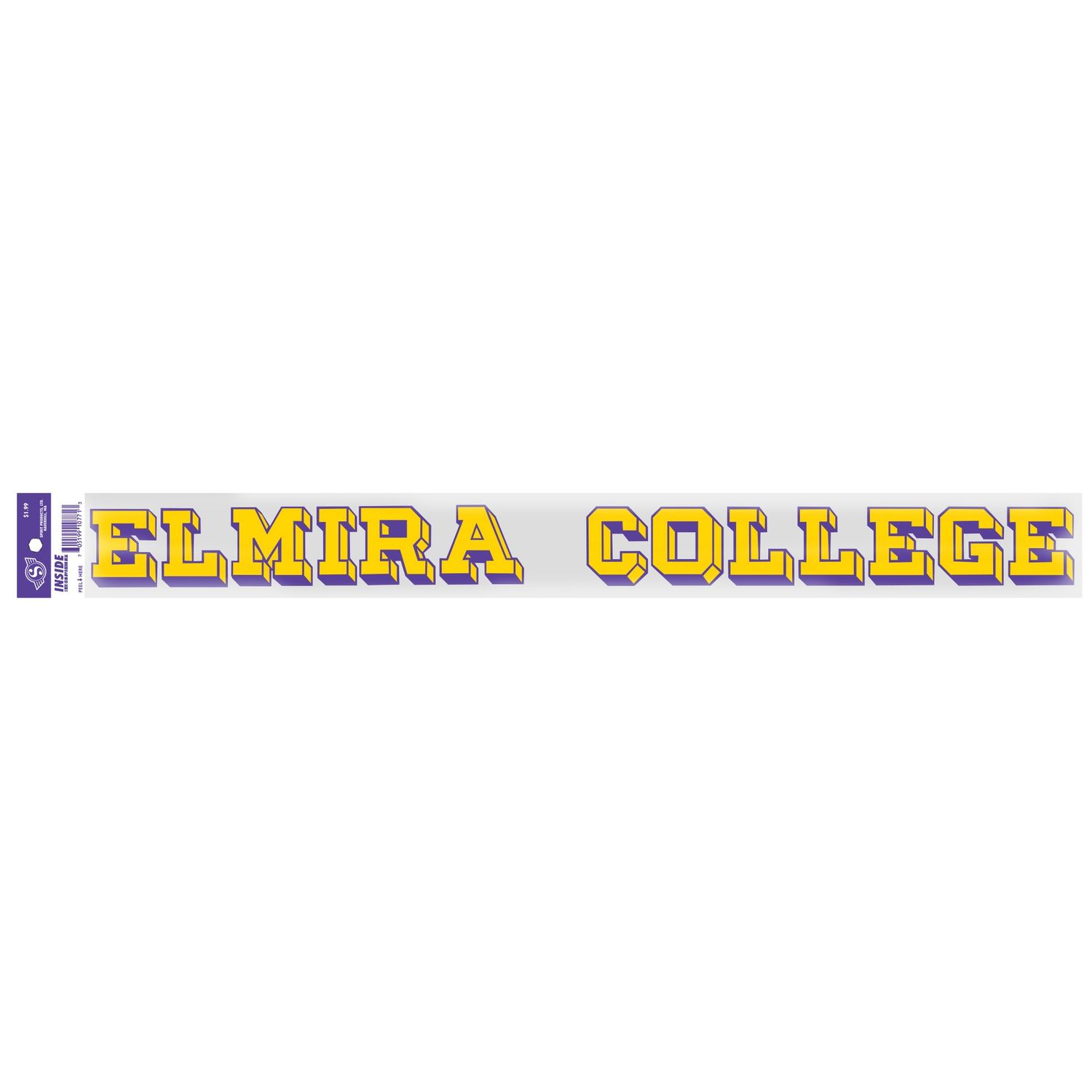 EC Long Inside Car Decal