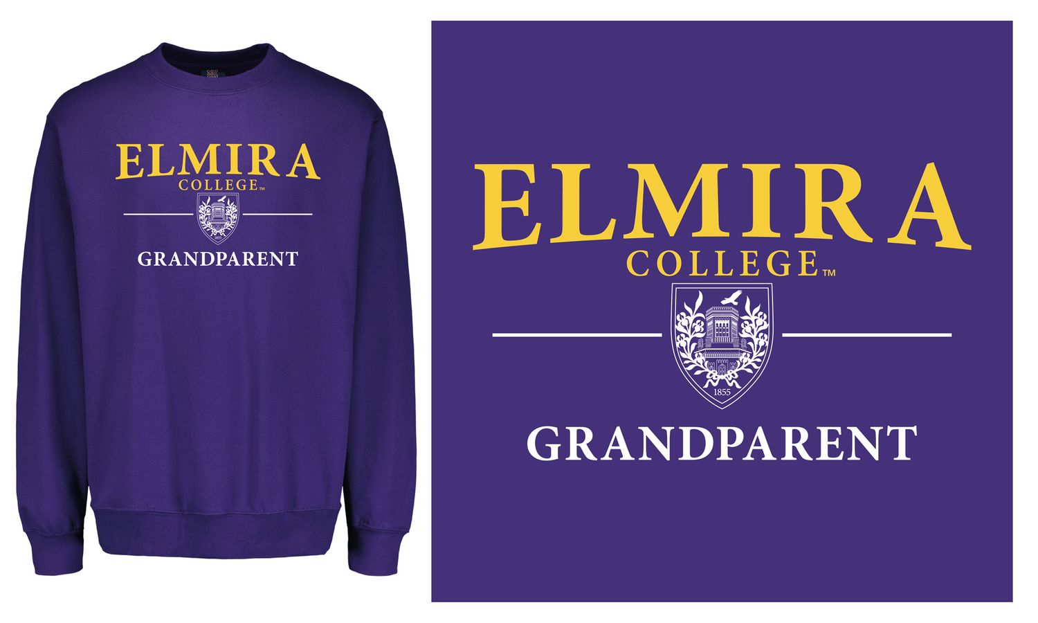 EC Grandparent Crew-Purple