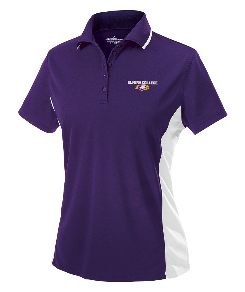 EC Color Blocked Wicking Polo-Womens
