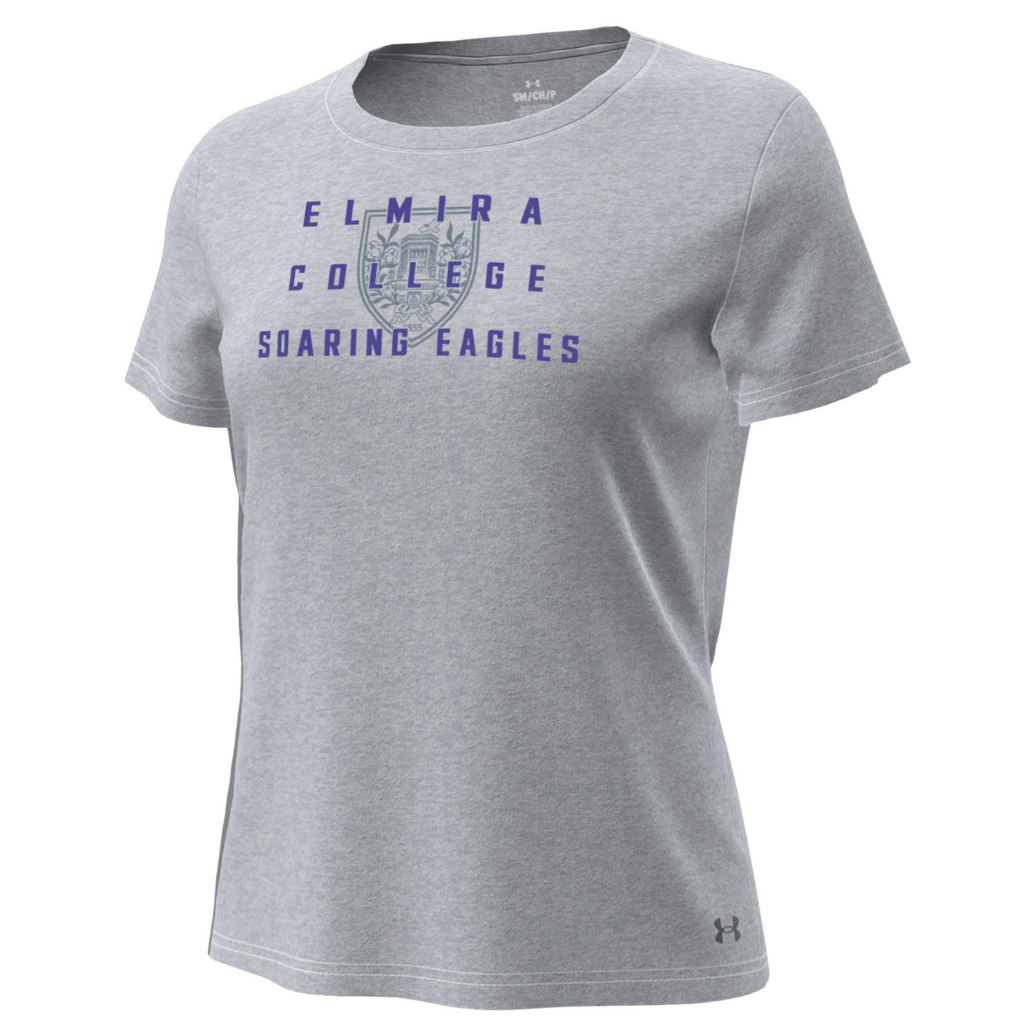 EC Womens Tech Stretch S/S Tshirt-Mod Gray Novelty
