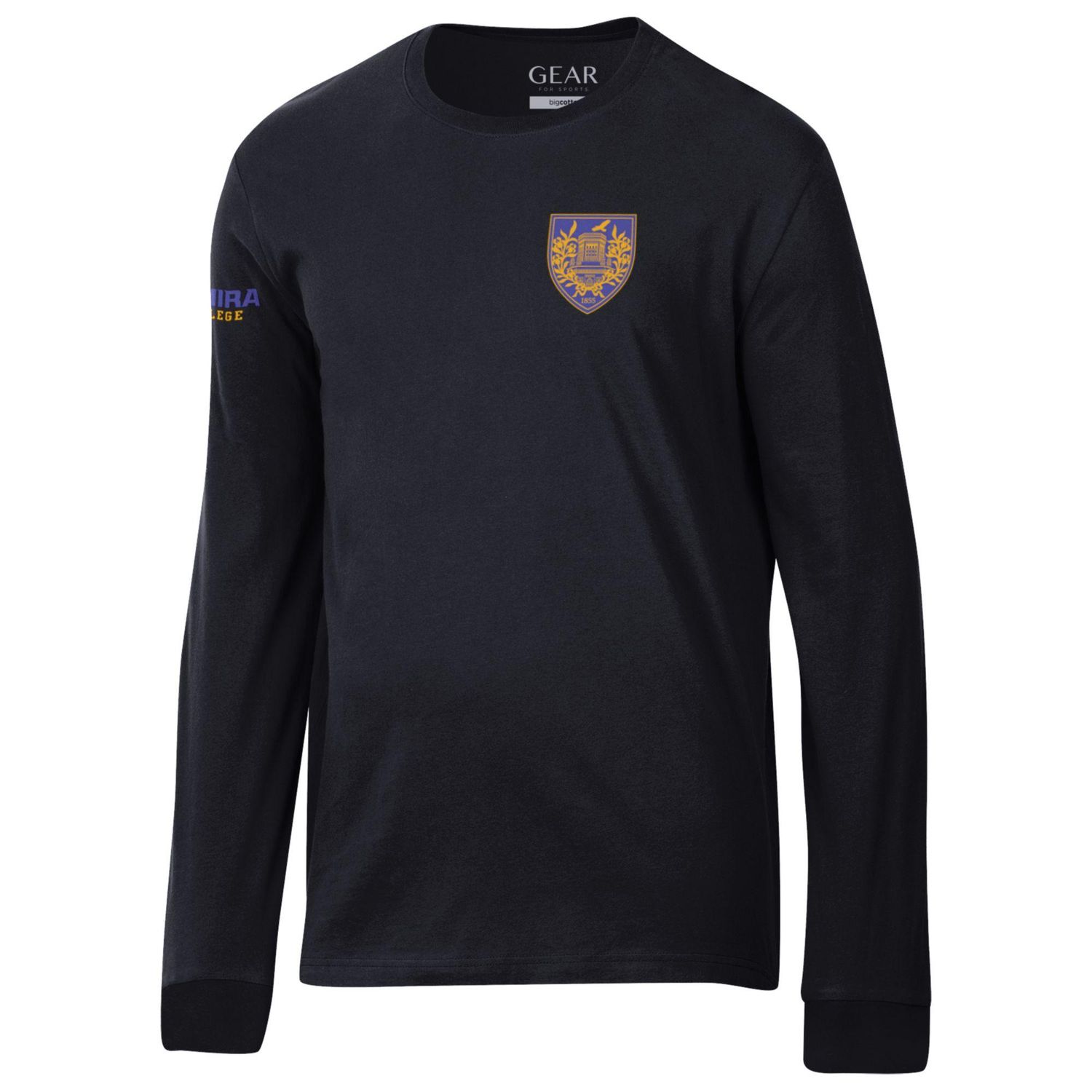EC Big Cotton L/S Tshirt-Black