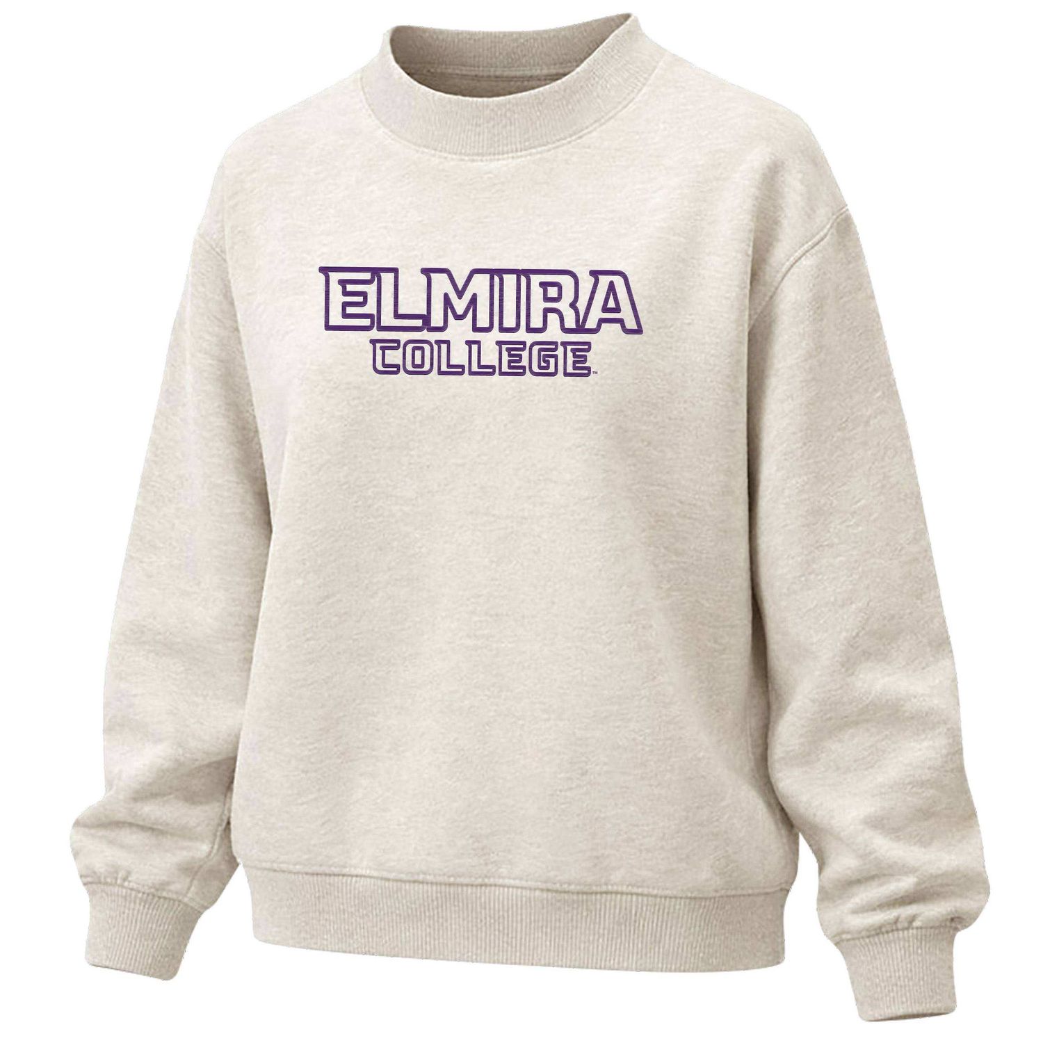 EC Womens Moc Neck Sweatshirt-Oatmeal