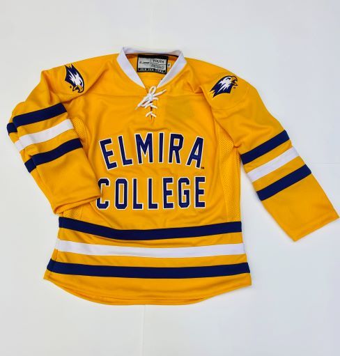 EC Youth Replica Hockey Jersey-Gold