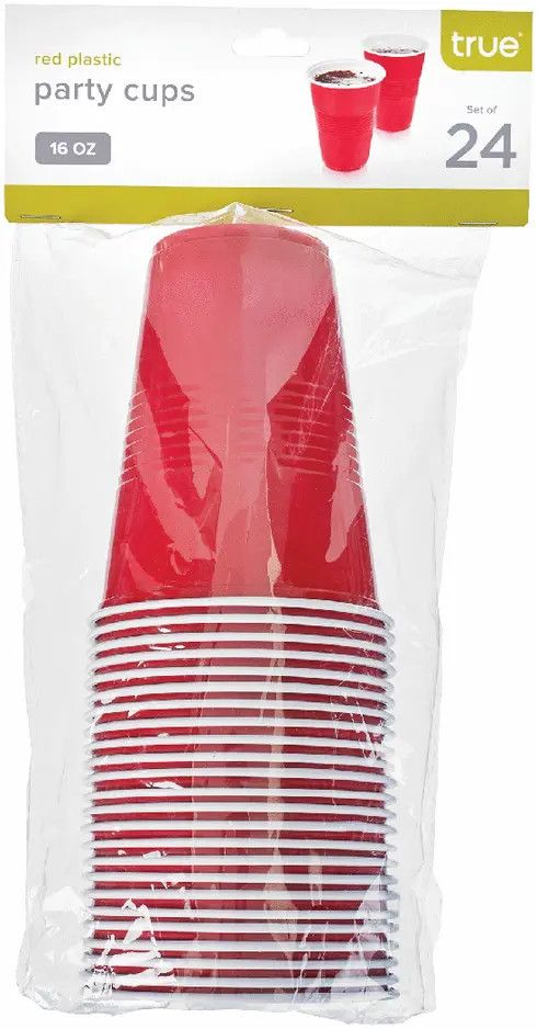 16 Oz Red Party Cups, 24 Pack