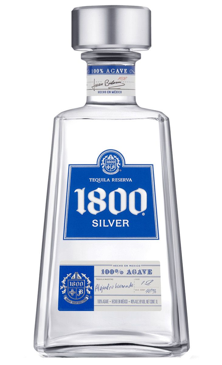 1800 Silver Tequila 80Proof 1 Ltr
