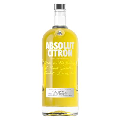 Absolut Citron Vodka 80Proof 1.75 Ltr