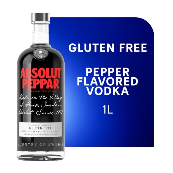 Absolut Peppar Vodka 80Proof 1 Ltr