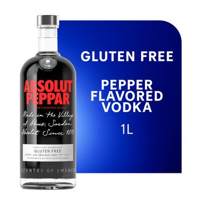 Absolut Peppar Vodka 80Proof 1 Ltr