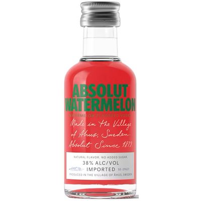 Absolut Watermelon Vodka 76Proof 50ml