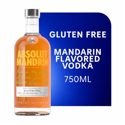 Absolut Mandrin Vodka 80Proof 750ml
