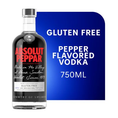 Absolut Peppar Vodka 80Proof 750ml