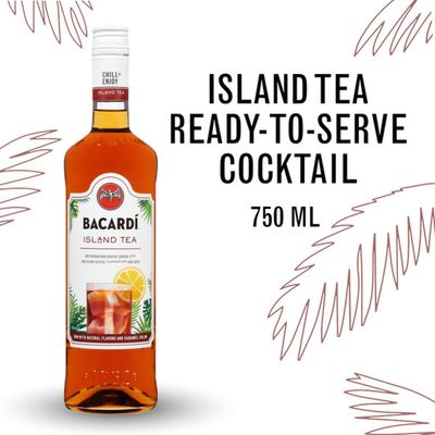 Bacardi RTD Cocktail Island Tea 25Proof 750ml