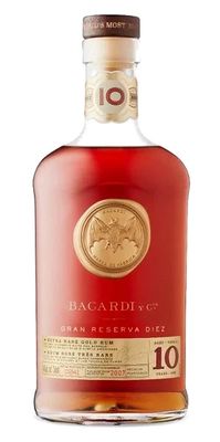 Bacardi 10Year Gran Reserva Diez Rum 80Proof 750ml