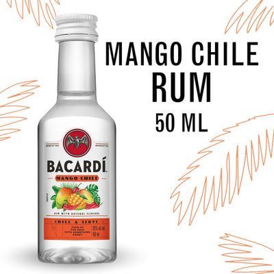 Bacardi Mango Chile Rum 70Proof Pet 50ml