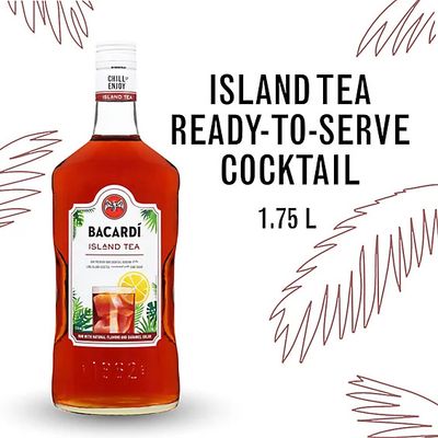 Bacardi RTD Cocktail Island Tea 25Proof Pet 1.75 Ltr