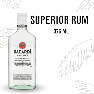 Bacardi Superior Rum 80Proof 375ml