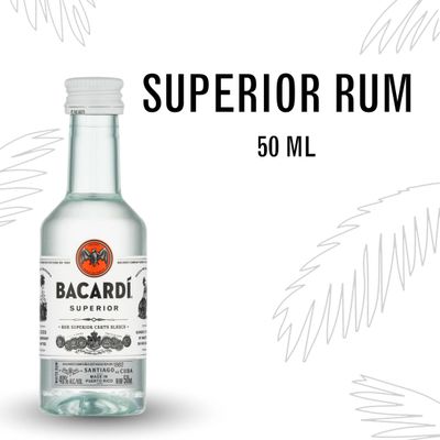 Bacardi Superior Rum 80Proof 50ml