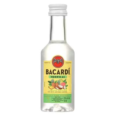 Bacardi Tropical Flavored Rum Limited Edition 70Proof Pet 50ml