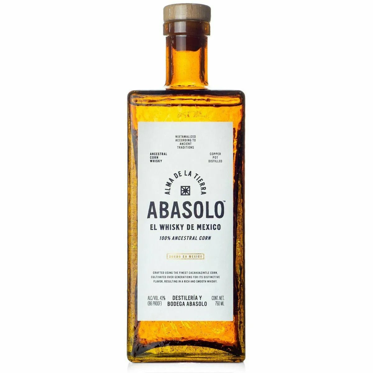 Abasolo Corn Whiskey 86Proof 750ml