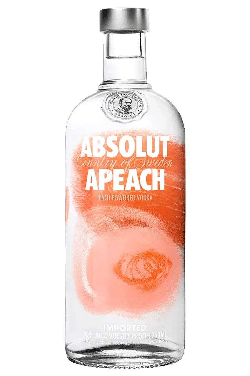 Absolut Apeach Vodka 80Proof 750ml
