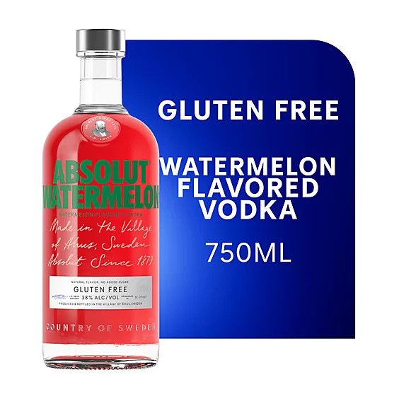 Absolut Watermelon Vodka 76Proof 750ml