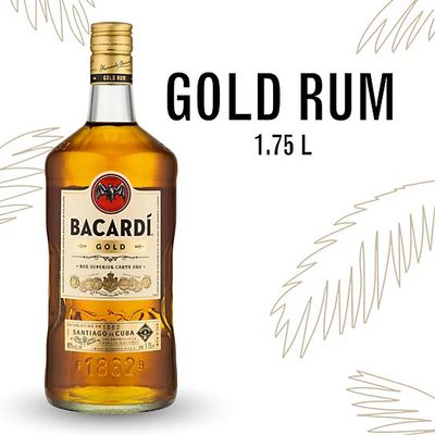 Bacardi Gold Rum 80Proof 1.75 Ltr