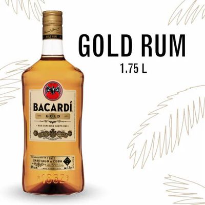Bacardi Gold Rum 80Proof Pet 1.75 Ltr