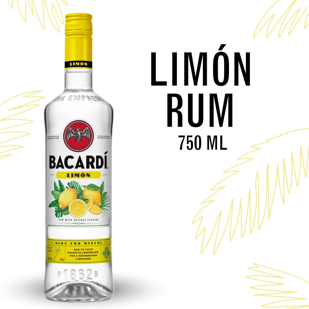Bacardi Limon Rum 70Proof 750ml