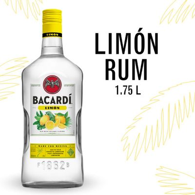 Bacardi Limon Rum 70Proof 1.75 Ltr