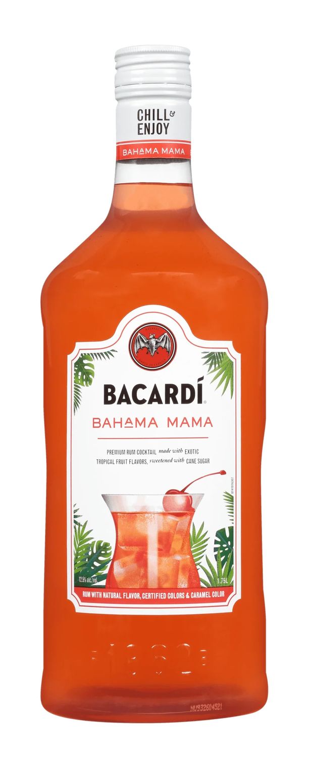 Bacardi RTD Cocktail Bahama Mama 25Proof Pet 1.75 Ltr
